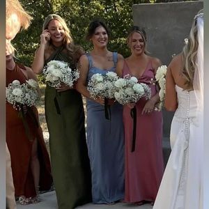 Blue Bridesmaid Dress